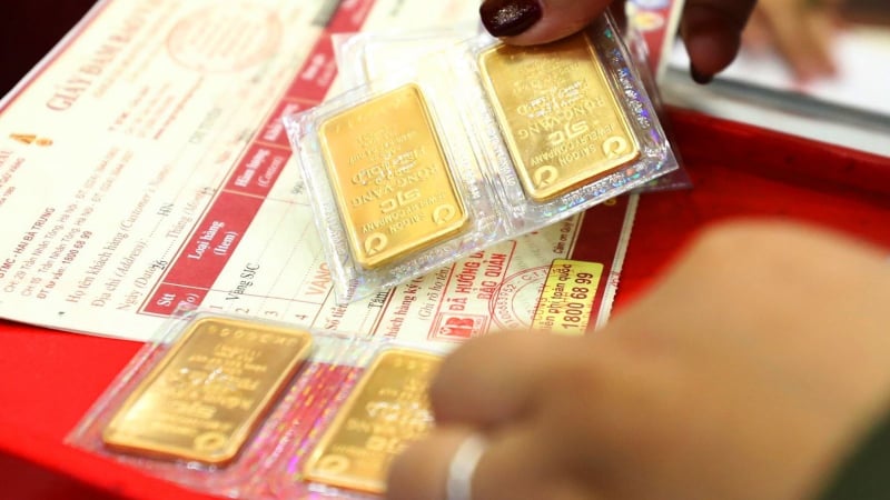 Giá vàng miếng SJC tăng mạnh nhất kể từ giữa tháng 6/2025