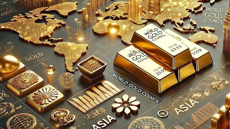 Giá vàng thế giới hiện tại giảm 1% về gần mốc 3,300 USD