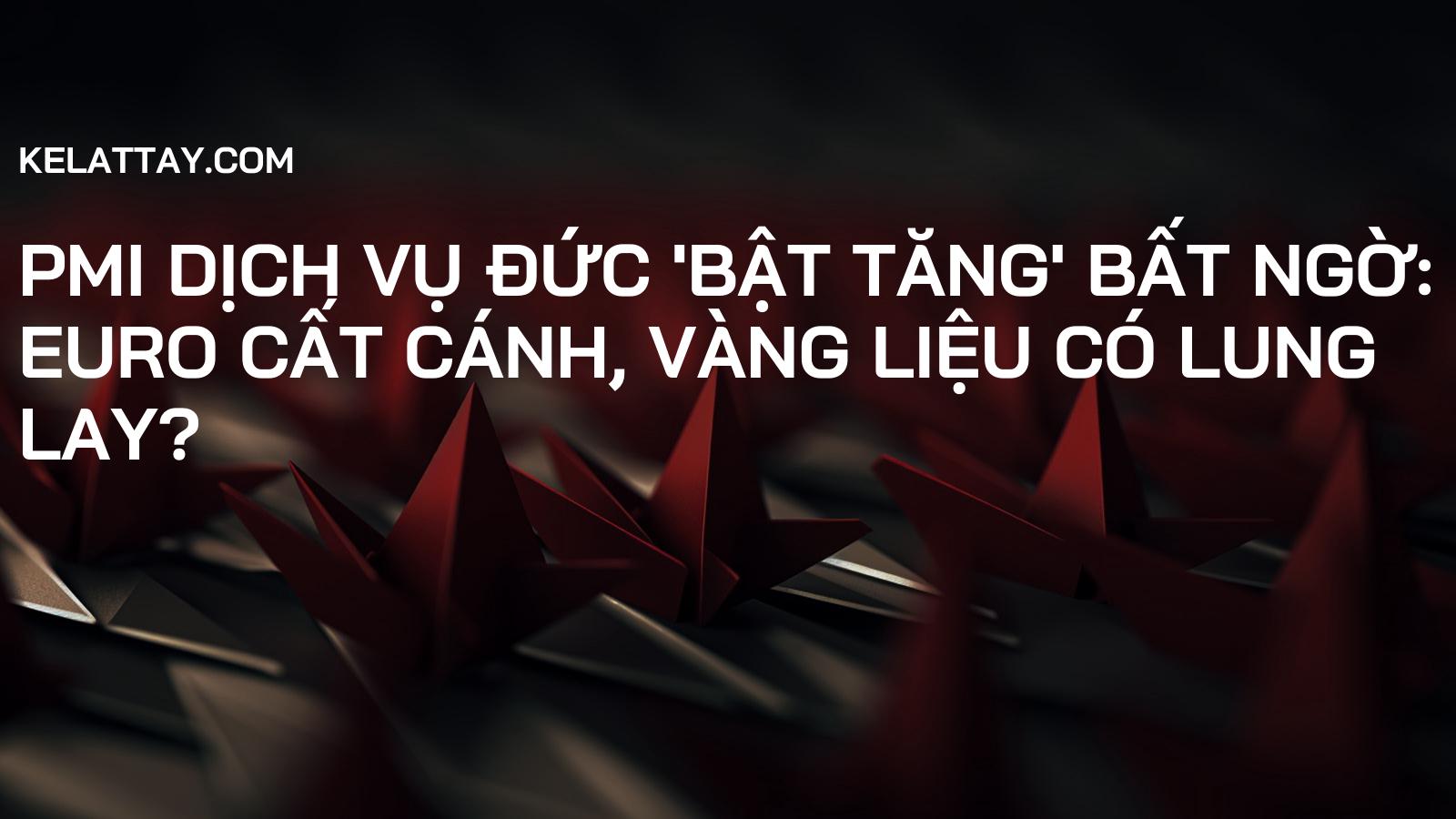 PMI Dịch Vụ Đức 'Bật Tăng' Bất Ngờ: Euro Cất Cánh, Vàng Liệu Có Lung Lay?