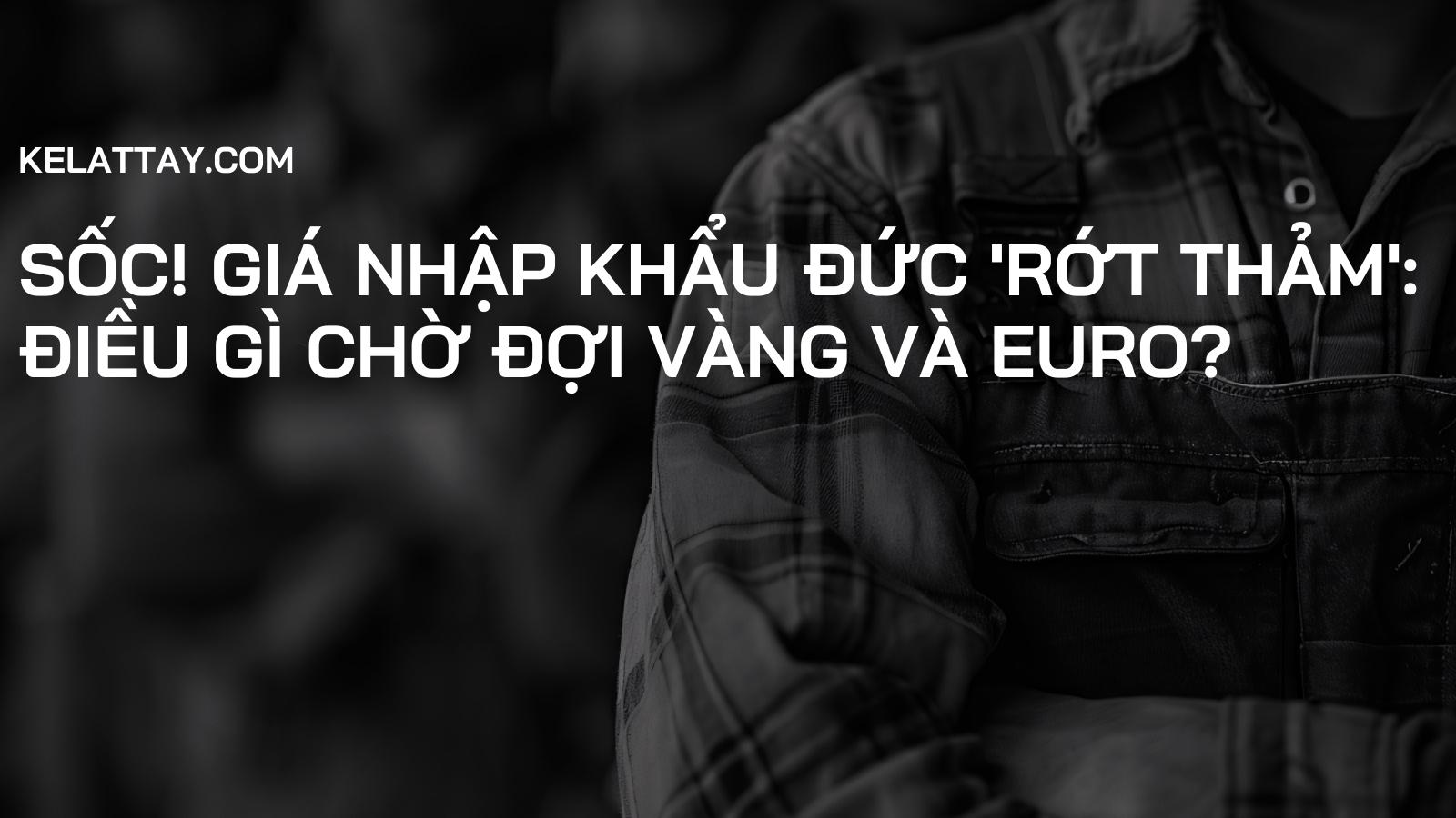Sốc! Giá nhập khẩu Đức 'rớt thảm': Điều gì chờ đợi Vàng và Euro?