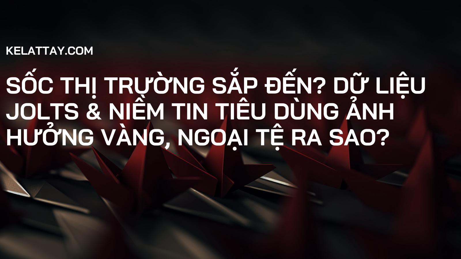SỐC THỊ TRƯỜNG SẮP ĐẾN? Dữ liệu JOLTS & Niềm Tin Tiêu Dùng Ảnh Hưởng Vàng, Ngoại Tệ Ra Sao?