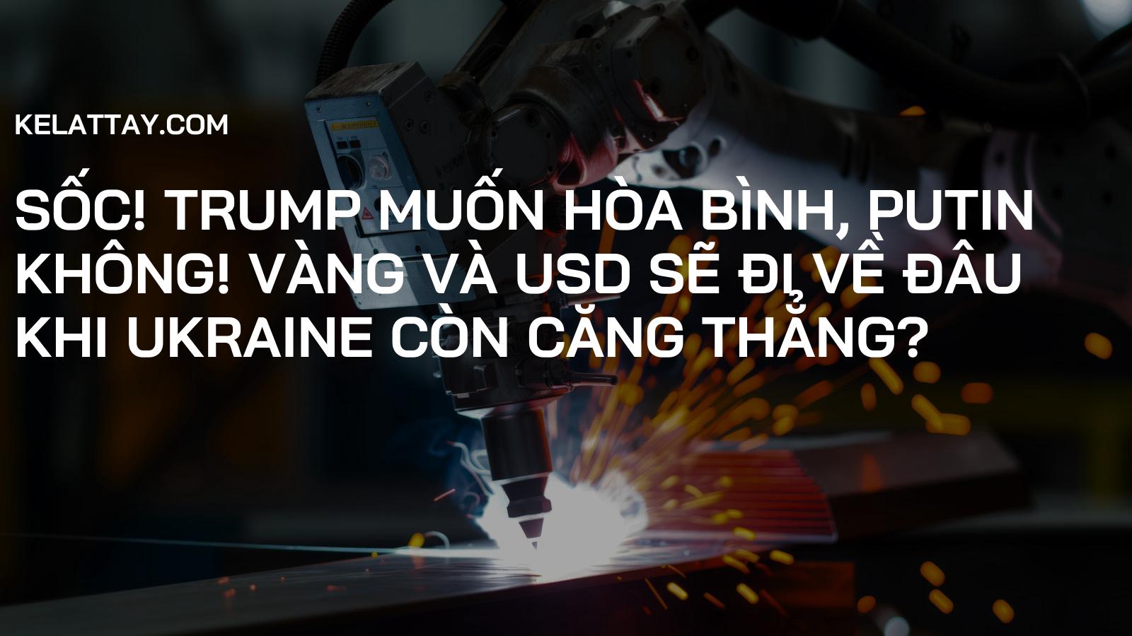 Sốc! Trump muốn hòa bình, Putin không! Vàng và USD sẽ đi về đâu khi Ukraine còn căng thẳng?