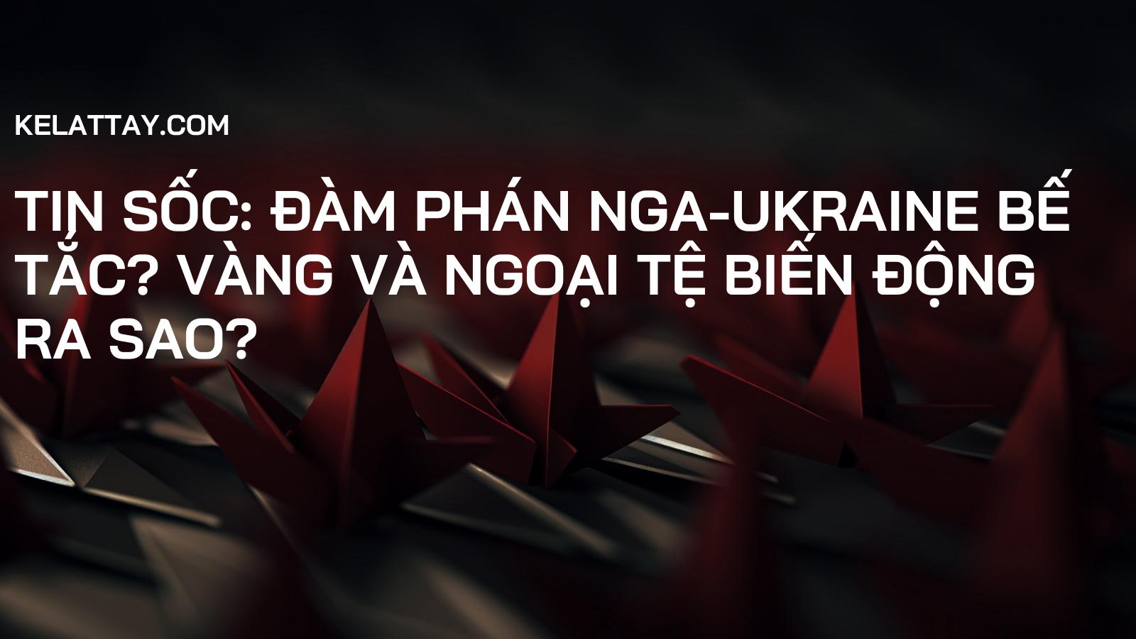 Tin Sốc: Đàm Phán Nga-Ukraine Bế Tắc? Vàng và Ngoại Tệ Biến Động Ra Sao?