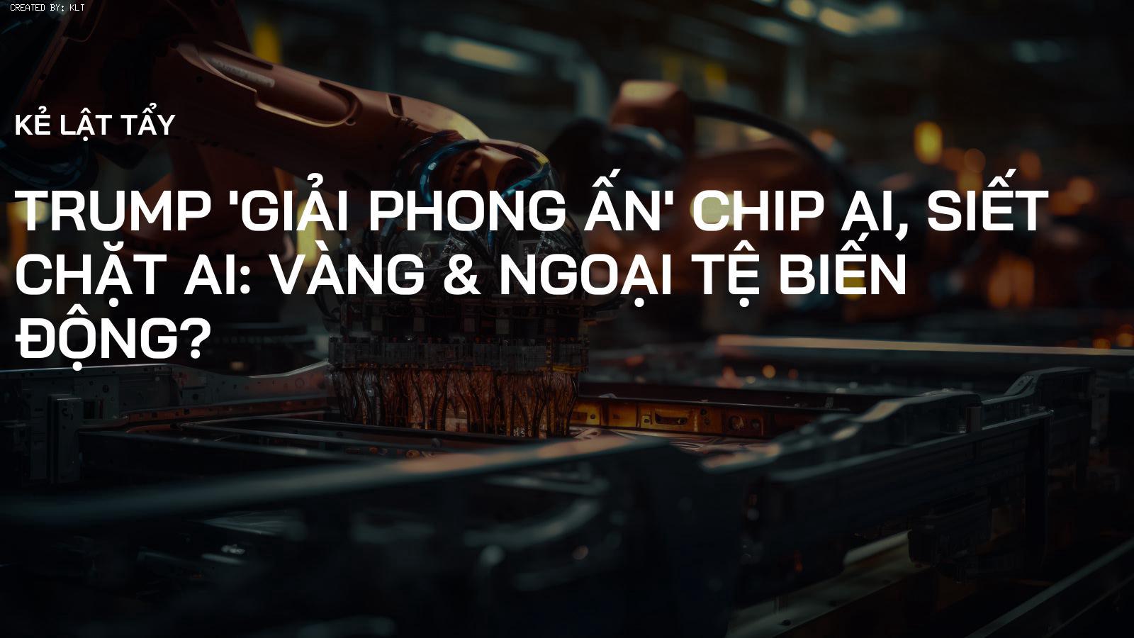 Trump 'Giải Phong Ấn' Chip AI, Siết Chặt AI: Vàng & Ngoại Tệ Biến Động?