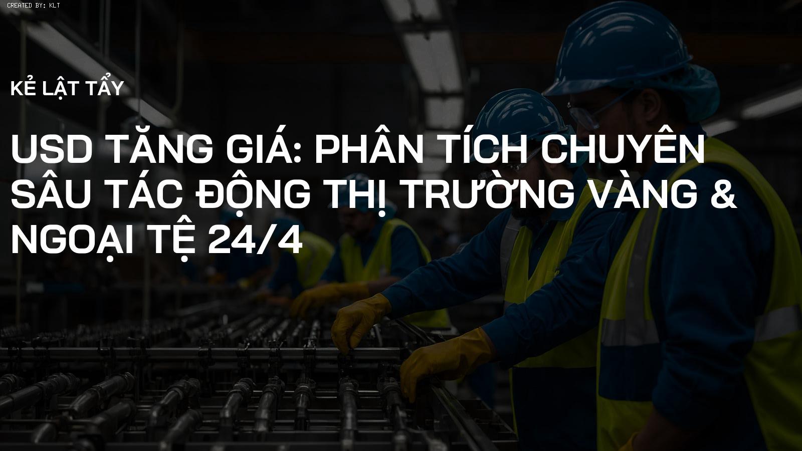 USD Tăng Giá: Phân Tích Chuyên Sâu Tác Động Thị Trường Vàng & Ngoại Tệ 24/4