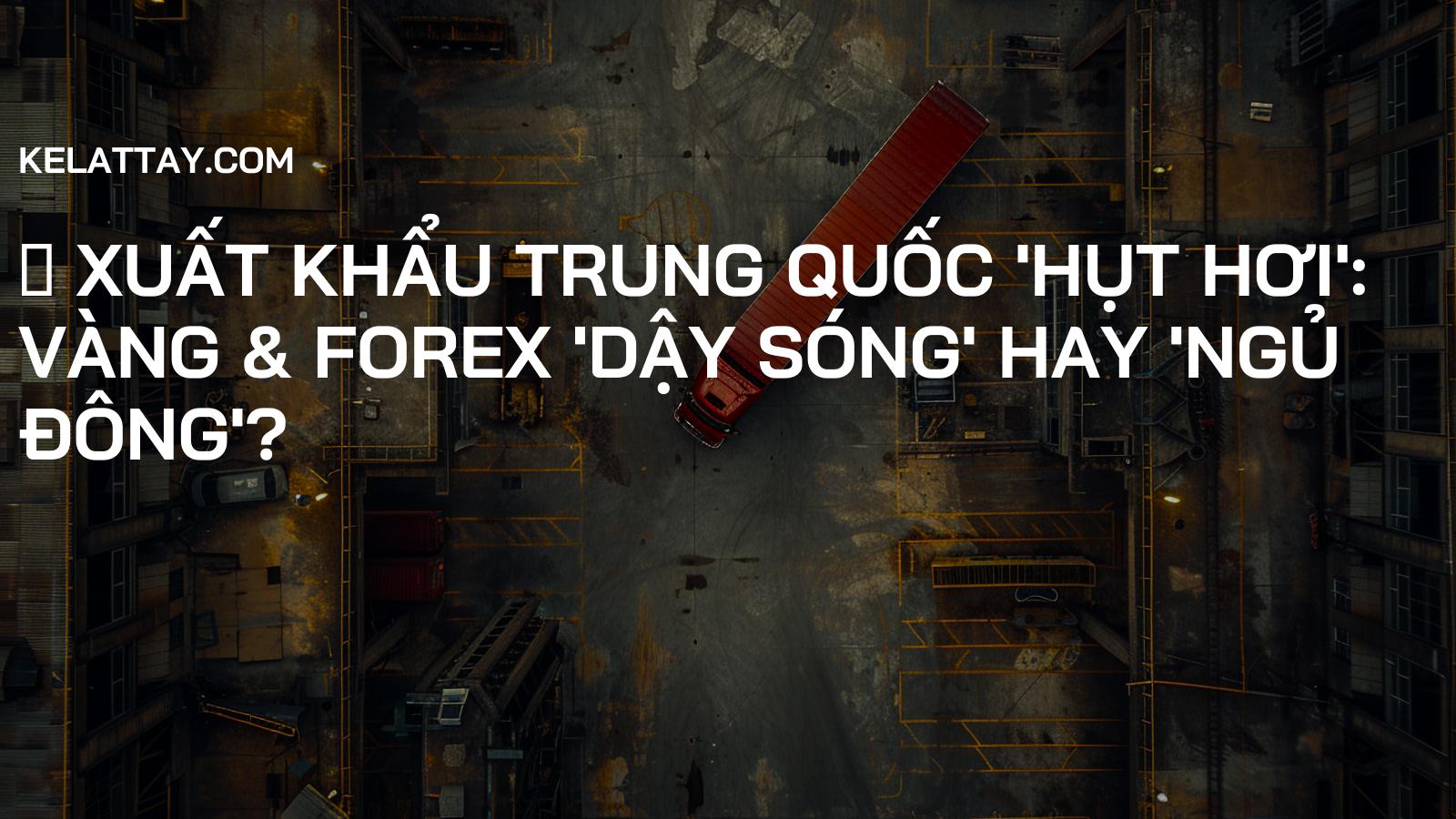 🚨 Xuất khẩu Trung Quốc 'hụt hơi': Vàng & Forex 'dậy sóng' hay 'ngủ đông'?